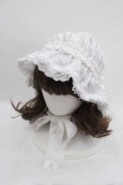 画像1: ALICE and the PIRATES / クラシカルメイドキャップ  白 I-25-09-11-089-PA-AC-HD-ZI