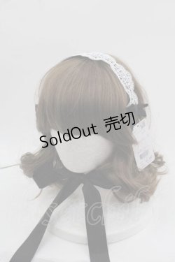 画像1: Chalmiere / シュエットヘッドドレス  黒X白 I-25-09-11-090-LO-ZA-HD-ZI