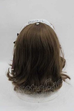 画像2: Chalmiere / シュエットヘッドドレス  黒Ｘ白 I-25-09-11-090-LO-ZA-HD-ZI