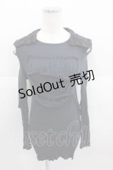 alice auaa / キャンバス&楊柳C/S 2 黒 I-25-09-11-011-AA-TO-HD-ZI