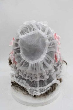 画像3: BABY,THE STARS SHINE BRIGHT / Strawberry Sweetheart Cakeマザーボンネット  白Ｘピンク I-25-09-11-092-BA-AC-HD-ZI