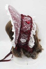 画像2: BABY,THE STARS SHINE BRIGHT / Ribbon Couture Paletteボンネット  ワイン I-25-09-11-093-BA-ZA-HD-ZI (2)