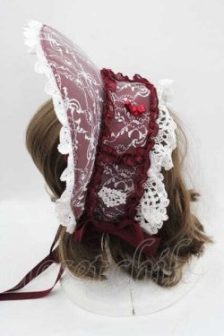 画像2: BABY,THE STARS SHINE BRIGHT / Ribbon Couture Paletteボンネット  ワイン I-25-09-11-093-BA-ZA-HD-ZI