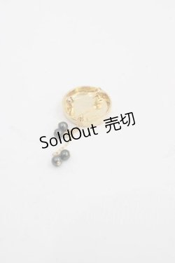 画像2: Q-pot. / キャビア50g ブローチ  ゴールドＸ青 I-25-09-11-103-QP-AC-HD-ZI