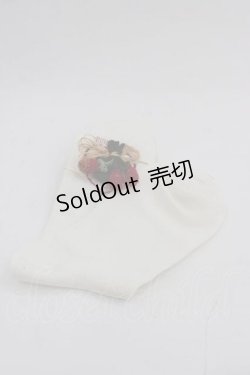 画像2: PINK HOUSE / いちご編みぐるみソックス  ホワイト I-25-09-11-106-LO-ZA-HD-ZI