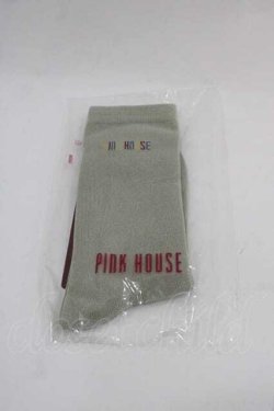 画像1: PINK HOUSE / カラフルロゴソックス  ハッカ I-25-09-11-116-LO-ZA-HD-ZI