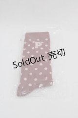 PINK HOUSE / Ｐロゴ水玉ソックス  赤 I-25-09-11-118-LO-ZA-HD-ZI