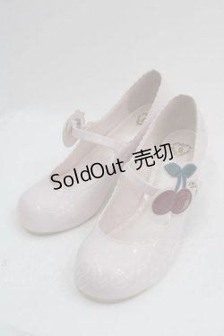 画像1: BABY,THE STARS SHINE BRIGHT / いちごとさくらんぼのエナメルシューズ M ピンク I-25-09-11-120-BA-SH-HD-ZS