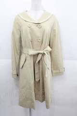 F i.n.t / セーラーカラートレンチコート  ベージュ I-25-09-11-014-CA-CO-HD-ZI