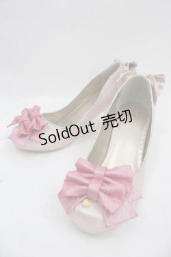 画像1: BABY,THE STARS SHINE BRIGHT / Marie Antoinette パンプス M ピンク I-25-09-11-121-BA-SH-HD-ZI