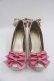 画像2: BABY,THE STARS SHINE BRIGHT / Marie Antoinette パンプス M ピンク I-25-09-11-121-BA-SH-HD-ZI (2)