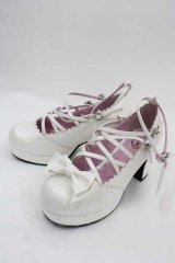 BABY,THE STARS SHINE BRIGHT / ハニークロスシューズ Ｍ 白 I-25-09-11-122-BA-SH-HD-ZS