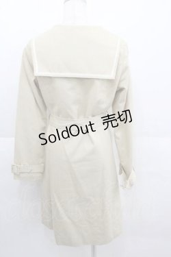 画像2: F i.n.t / セーラーカラートレンチコート  ベージュ I-25-09-11-014-CA-CO-HD-ZI