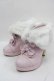 画像1: BABY,THE STARS SHINE BRIGHT / BABYねこ足ファーブーティー  ピンク I-25-09-11-125-BA-SH-HD-ZI (1)