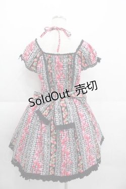 画像2: Angelic Pretty / スウィートリボンストロベリーワンピース  黒 I-25-09-11-015-AP-OP-HD-ZI
