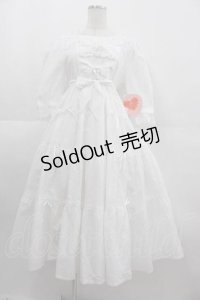 BABY,THE STARS SHINE BRIGHT / Siestaワンピース  白 I-25-09-11-017-BA-OP-HD-ZI