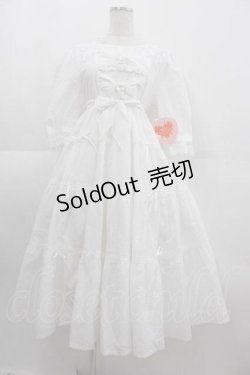 画像1: BABY,THE STARS SHINE BRIGHT / Siestaワンピース  白 I-25-09-11-017-BA-OP-HD-ZI