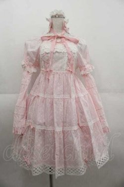 画像1: BABY,THE STARS SHINE BRIGHT / はわせドールワンピース&ヘッドドレス  ピンク I-25-09-11-018-BA-OP-HD-ZI