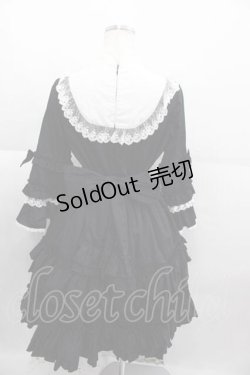 画像2: Pina sweetcollection / ドール姫袖ワンピース  黒 I-25-09-11-024-LO-OP-HD-ZI