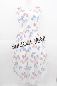 Jane Marple / Anniversary ribbonsスクエアドレス  白 I-25-09-11-026-JM-OP-HD-ZI