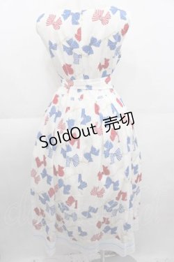 画像2: Jane Marple / Anniversary ribbonsスクエアドレス  白 I-25-09-11-026-JM-OP-HD-ZI