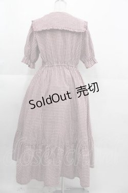 画像2: m petit by misako / ギンガムチェックワンピース L 赤チェック I-25-09-11-034-LO-OP-HD-ZI