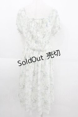 画像2: axes femme / 花柄プリントワンピース M グリーン I-25-09-11-040-AX-OP-HD-ZI