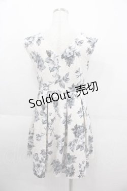 画像2: EATME / オリジナルローズ柄ジャカードワンピース M ホワイト I-25-09-11-042-LO-OP-HD-ZI