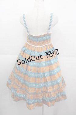 画像2: Emily Temple cute / ビスケットリボンブローチ付きノースリーブワンピース  ブルー I-25-09-11-048-ET-OP-HD-ZI