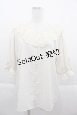 画像1: m petit by misako / NINA'Sコラボブラウス LL アイボリー I-25-09-13-001-LO-BL-HD-ZI