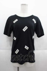 PINK HOUSE / ロゴワッペン半袖Tシャツ M ブラック I-25-09-13-046-LO-TS-HD-ZT077
