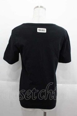 画像2: PINK HOUSE / ロゴワッペン半袖Tシャツ M ブラック I-25-09-13-046-LO-TS-HD-ZI