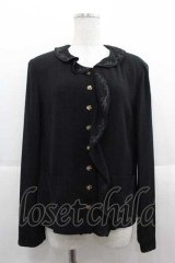 INGEBORG / セットアップジャケット  黒リボン・テープ I-25-09-13-057-LO-JA-HD-ZS