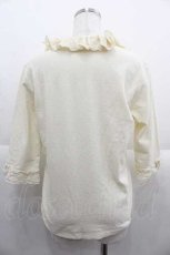 画像2: 【SALE】INGEBORG / レースフリルカーディガン  アイボリー I-25-09-13-063-LO-TO-HD-ZT077 (2)
