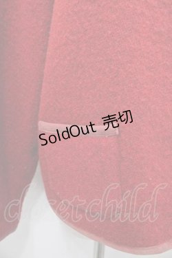 画像3: PINK HOUSE / 丸ワッペン付きマオカラージャケット  レッド I-25-09-13-067-LO-JA-HD-ZI