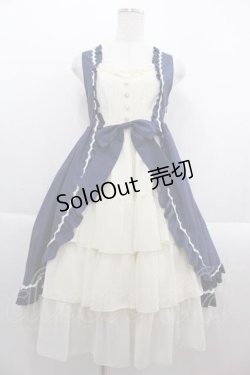 画像1: ALICE and the PIRATES / ドロシーさんのベビードールジャンパースカート  ネイビーXアイボリー I-25-09-13-070-PA-OP-HD-ZI