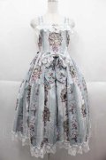 RoyalPrincessAlice / Rococo Rose Catジャンパースカート  サックス I-25-09-13-072-LO-OP-HD-ZI