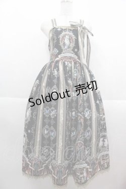 画像1: Royal Princess Alice / Gothic Circus 粟木こぼねコラボ ジャンパースカート  黒 I-25-09-13-081-LO-OP-HD-ZI