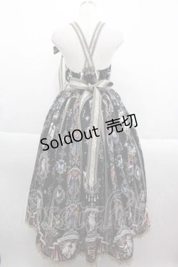 画像2: Royal Princess Alice / Gothic Circus 粟木こぼねコラボ ジャンパースカート  黒 I-25-09-13-081-LO-OP-HD-ZI