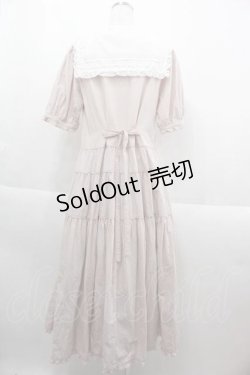 画像2: PINK HOUSE / セーラーカラーダンガリーワンピース  ピンク I-25-09-13-092-LO-OP-HD-ZI