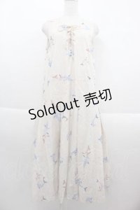 PINK HOUSE / いるかプリントミディワンピース  ピンクベージュ I-25-09-13-095-LO-OP-HD-ZI