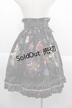 画像2: ALICE and the PIRATES / Poseidon Chris柄スカート  黒 I-25-09-13-098-PA-SK-HD-ZI