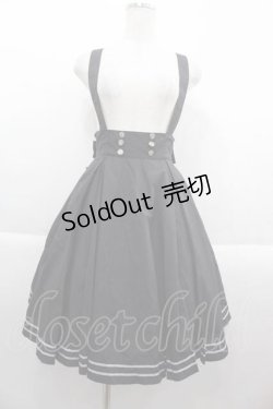 画像1: metamorphose / セーラータックスカート 1 黒Ｘ白 I-25-09-13-099-ME-SK-HD-ZI