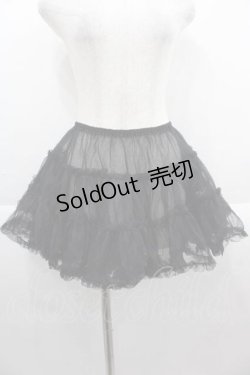 画像1: LOLITAその他(お買取対象外) / ミニチュールパニエ  黒 I-25-09-13-106-LO-SK-HD-ZI