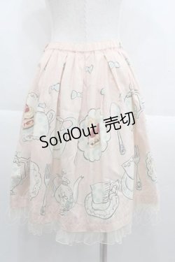 画像2: Emily Temple cute / ティーカップスカート  ピンク I-25-09-13-108-ET-SK-HD-ZI