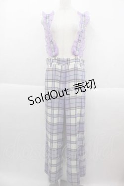 画像1: MILK / バレンタインチェックパンツ  ラベンダー I-25-09-13-119-ML-PA-HD-ZI