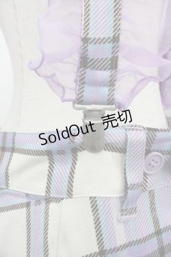 画像3: MILK / バレンタインチェックパンツ  ラベンダー I-25-09-13-119-ML-PA-HD-ZI