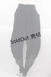 alice auaa / 楊柳ジョッパーズパンツ 1 黒 I-25-09-13-120-AA-TO-HD-ZI