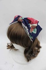 Angelic Pretty / Royal Crown Berryカチューシャ  ネイビー I-25-09-13-121-AP-AC-HD-ZI