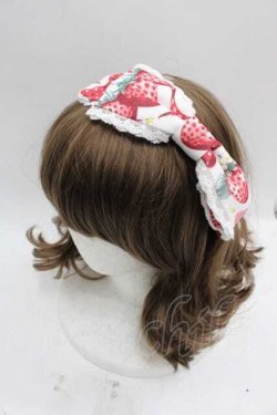 画像1: Angelic Pretty / Strawberry Dollカチューシャ  シロ I-25-09-13-122-AP-AC-HD-ZI